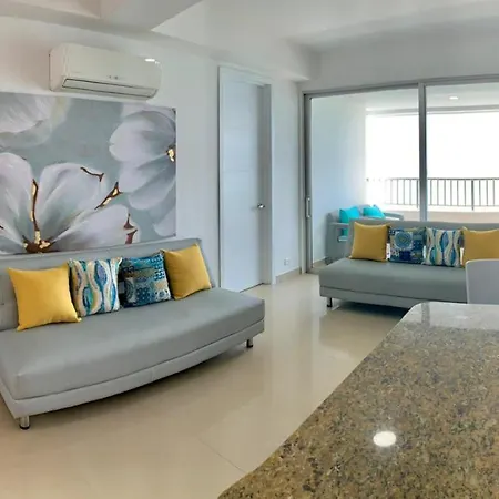 Apartamento 2p1-al3 Apartamento De 2 Alcobas Frente Al Mar Con Aire Acondicionado Y Wifi *