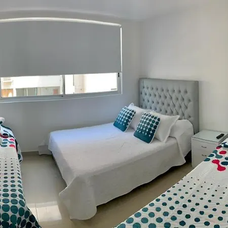 Apartamento 2p1-al3 Apartamento De 2 Alcobas Frente Al Mar Con Aire Acondicionado Y Wifi *