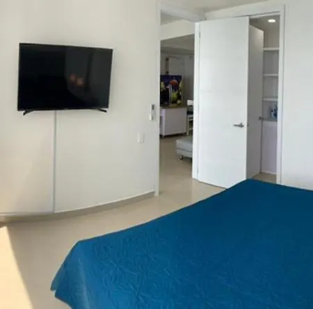 2p1-al3 Apartamento De 2 Alcobas Frente Al Mar Con Aire Acondicionado Y Wifi *
