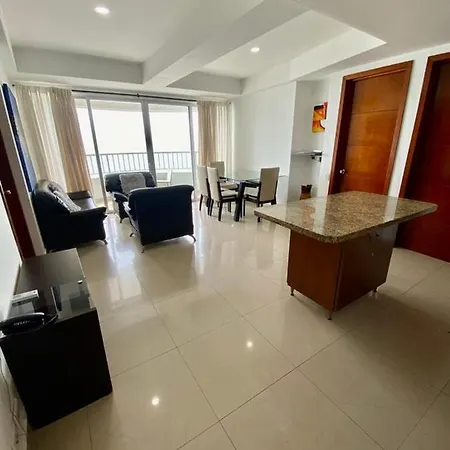 Apartamento 2p1-al3 Apartamento De 2 Alcobas Frente Al Mar Con Aire Acondicionado Y Wifi *