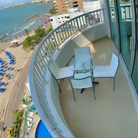 2p1-al3 Apartamento De 2 Alcobas Frente Al Mar Con Aire Acondicionado Y Wifi Cartagena