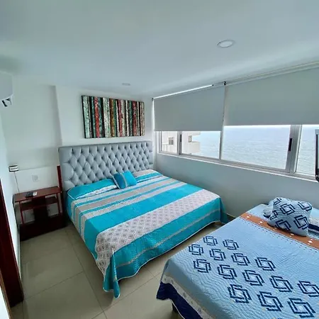 Apartamento 2p1-al3 Apartamento De 2 Alcobas Frente Al Mar Con Aire Acondicionado Y Wifi *