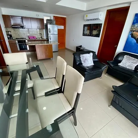 2p1-al3 Apartamento De 2 Alcobas Frente Al Mar Con Aire Acondicionado Y Wifi * Cartagena