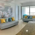 2P1-Al3 Apartamento De 2 Alcobas Frente Al Mar Con Aire Acondicionado Y Wifi