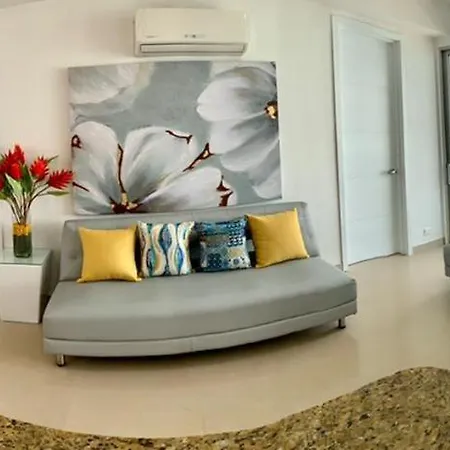2p1-al3 Apartamento De 2 Alcobas Frente Al Mar Con Aire Acondicionado Y Wifi Apartment Cartagena