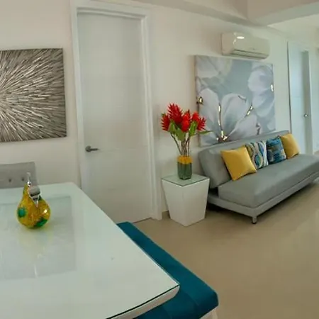2p1-al3 Apartamento De 2 Alcobas Frente Al Mar Con Aire Acondicionado Y Wifi *