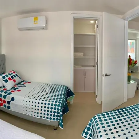 Apartment 2p1-al3 Apartamento De 2 Alcobas Frente Al Mar Con Aire Acondicionado Y Wifi