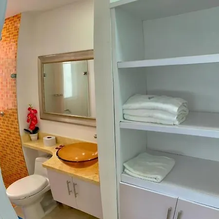 Apartment 2p1-al3 Apartamento De 2 Alcobas Frente Al Mar Con Aire Acondicionado Y Wifi *