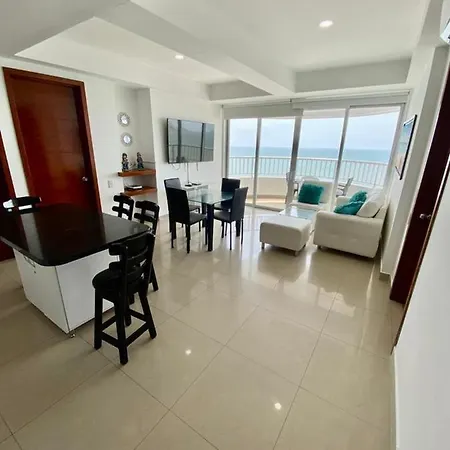 2p1-al3 Apartamento De 2 Alcobas Frente Al Mar Con Aire Acondicionado Y Wifi Cartagena