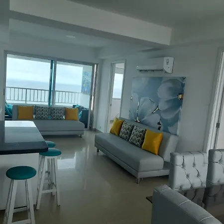 2p1-al3 Apartamento De 2 Alcobas Frente Al Mar Con Aire Acondicionado Y Wifi * Cartagena